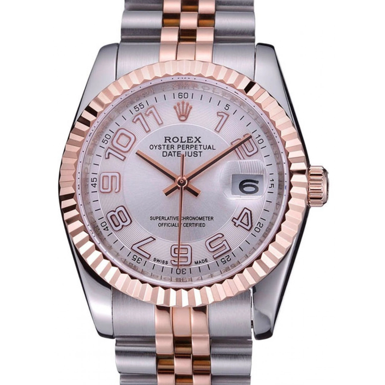 Good Copy Rolex Watches and DateJust Steel Rolex Bracelet Gold Stainless White Dial 622544 0712